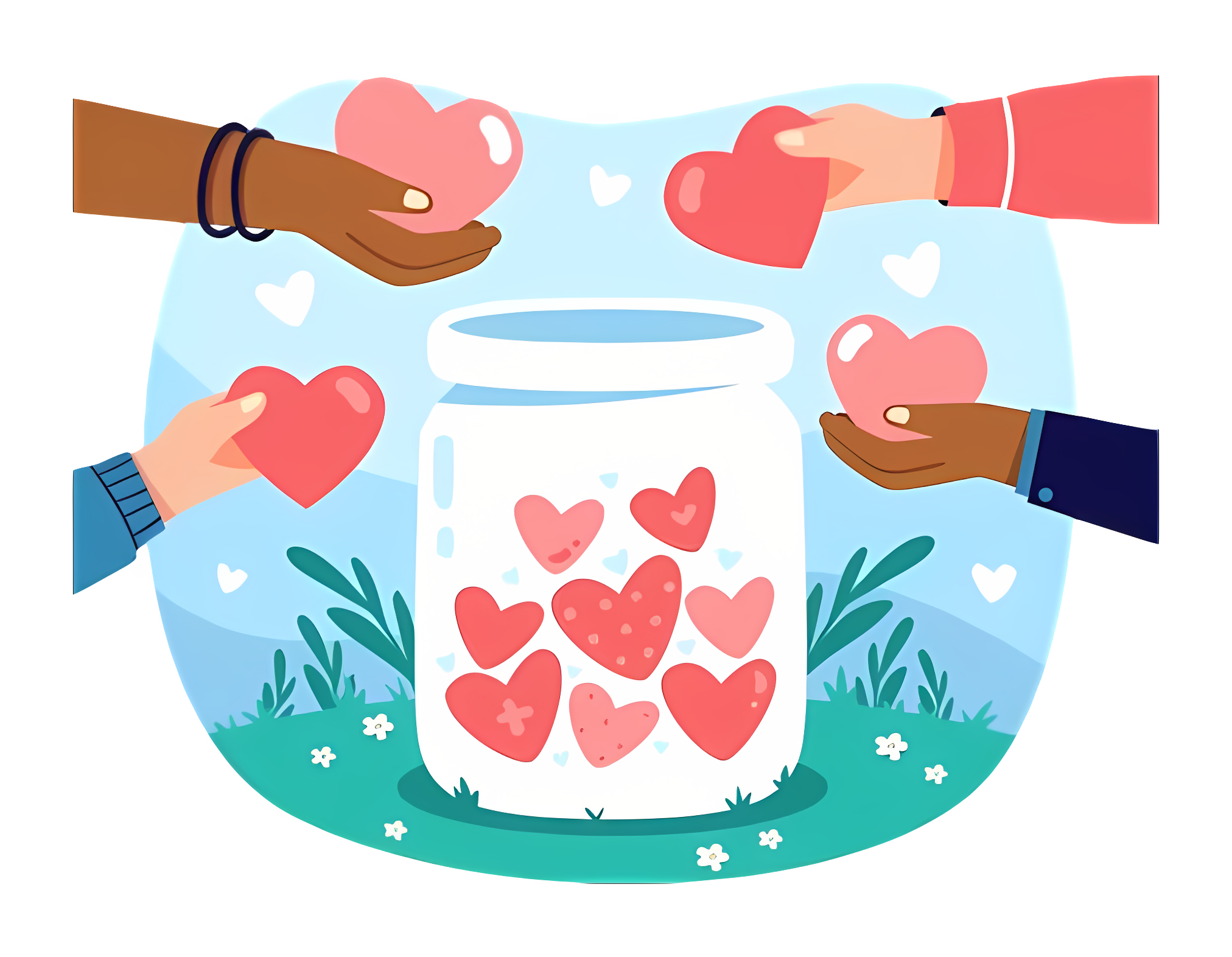 Donation illustration